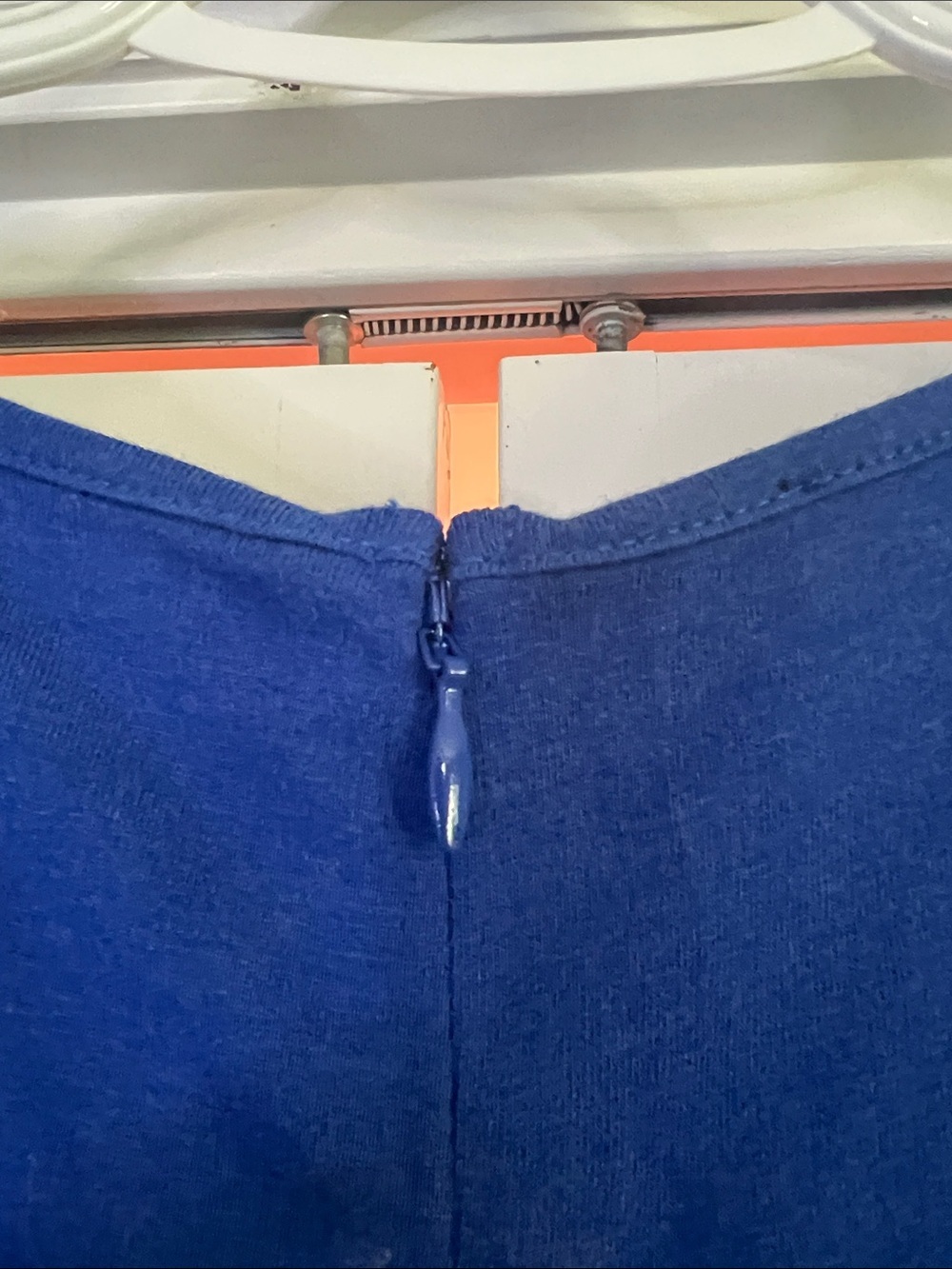 Talbots Sleeveless Cobalt Blue Maxi Dress - Picture 4 of 6